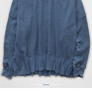 American Eagle Big hug waffle crewneck